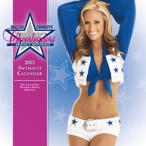 Dallas Cowboys Cheerleaders - Victoria in this year's swimsuit calendar,  available for purchase soon!