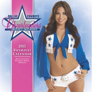 Dallas Cowboys Cheerleaders - Victoria in this year's swimsuit calendar,  available for purchase soon!